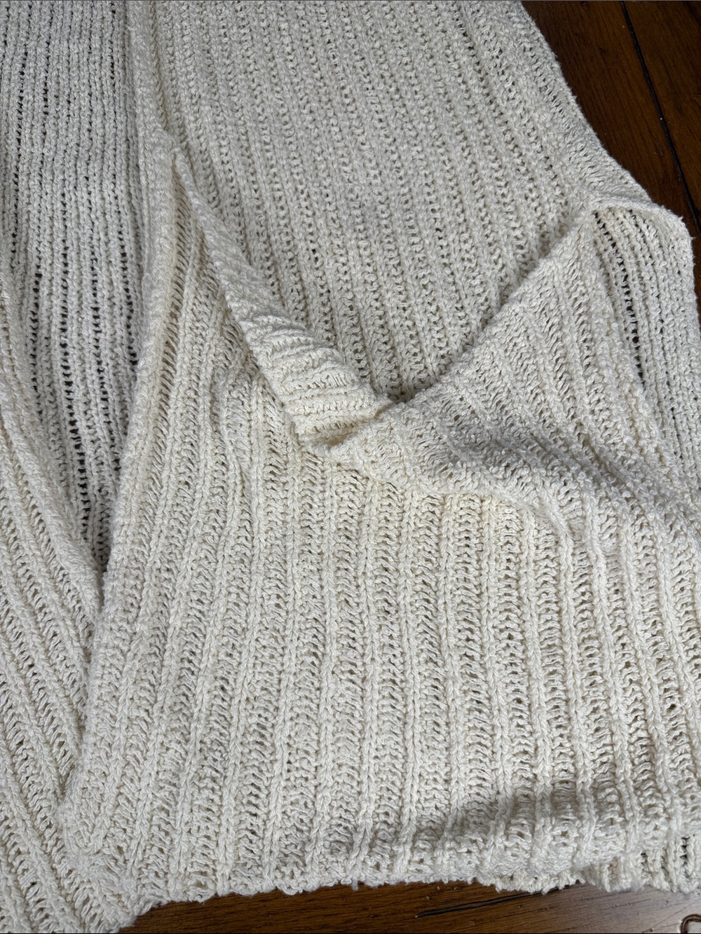 Free People VTG Knit Cardigan Boho Beach Cottagecore Coastal**free gift included - Picture 12 of 16